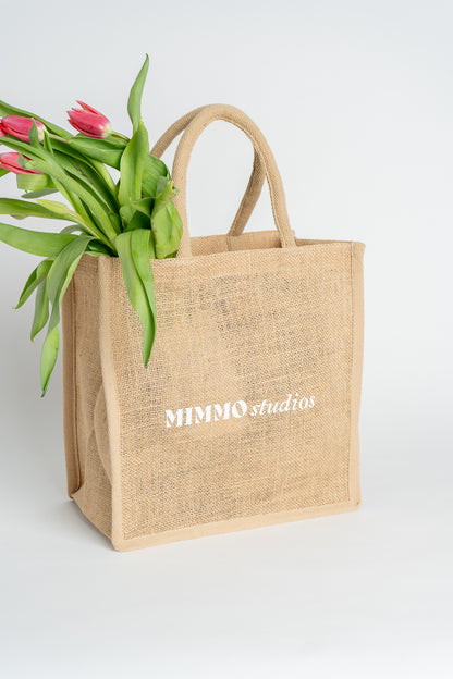 MIMMO Studios Jute Shopping Bag