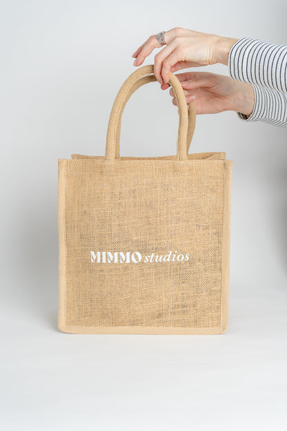 MIMMO Studios Jute Shopping Bag