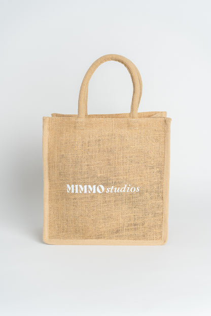 MIMMO Studios Jute Shopping Bag