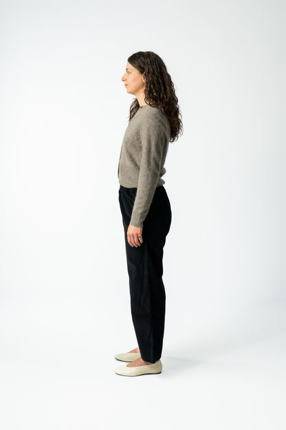 Organic Cotton Jasmine Trouser Black