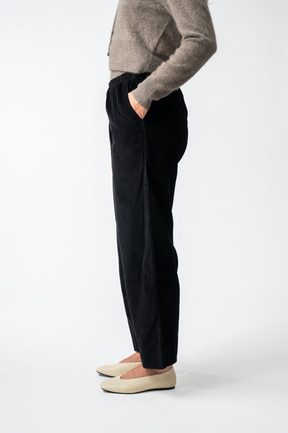 Organic Cotton Jasmine Trouser Black