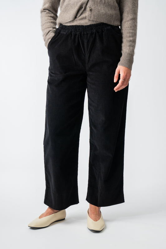 Organic Cotton Jasmine Trouser Black