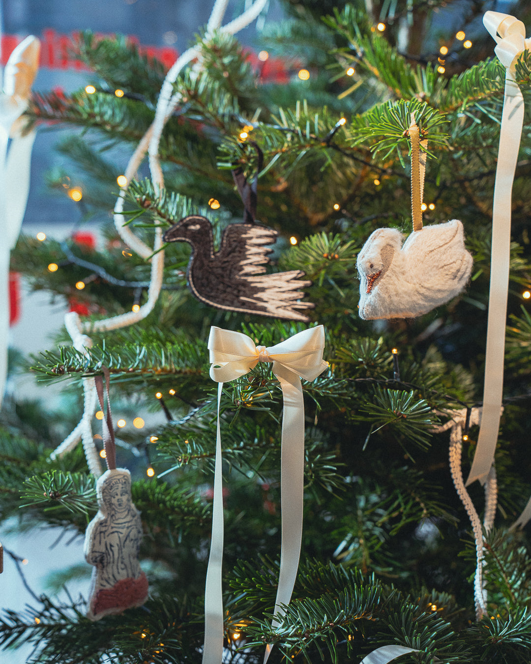 Pittville Park Swan Christmas Decoration White L