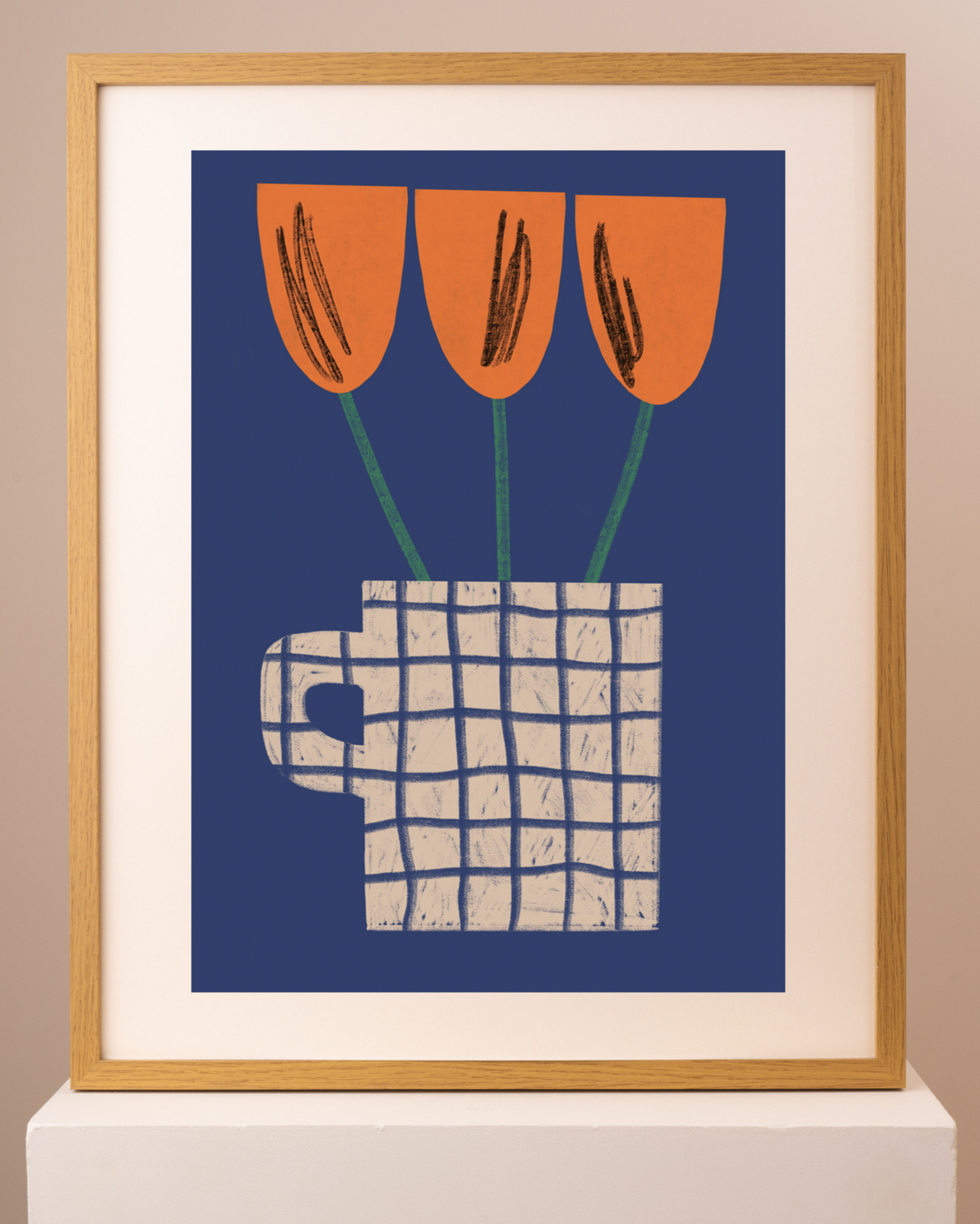 Molly Bland Print '3 Tulips'