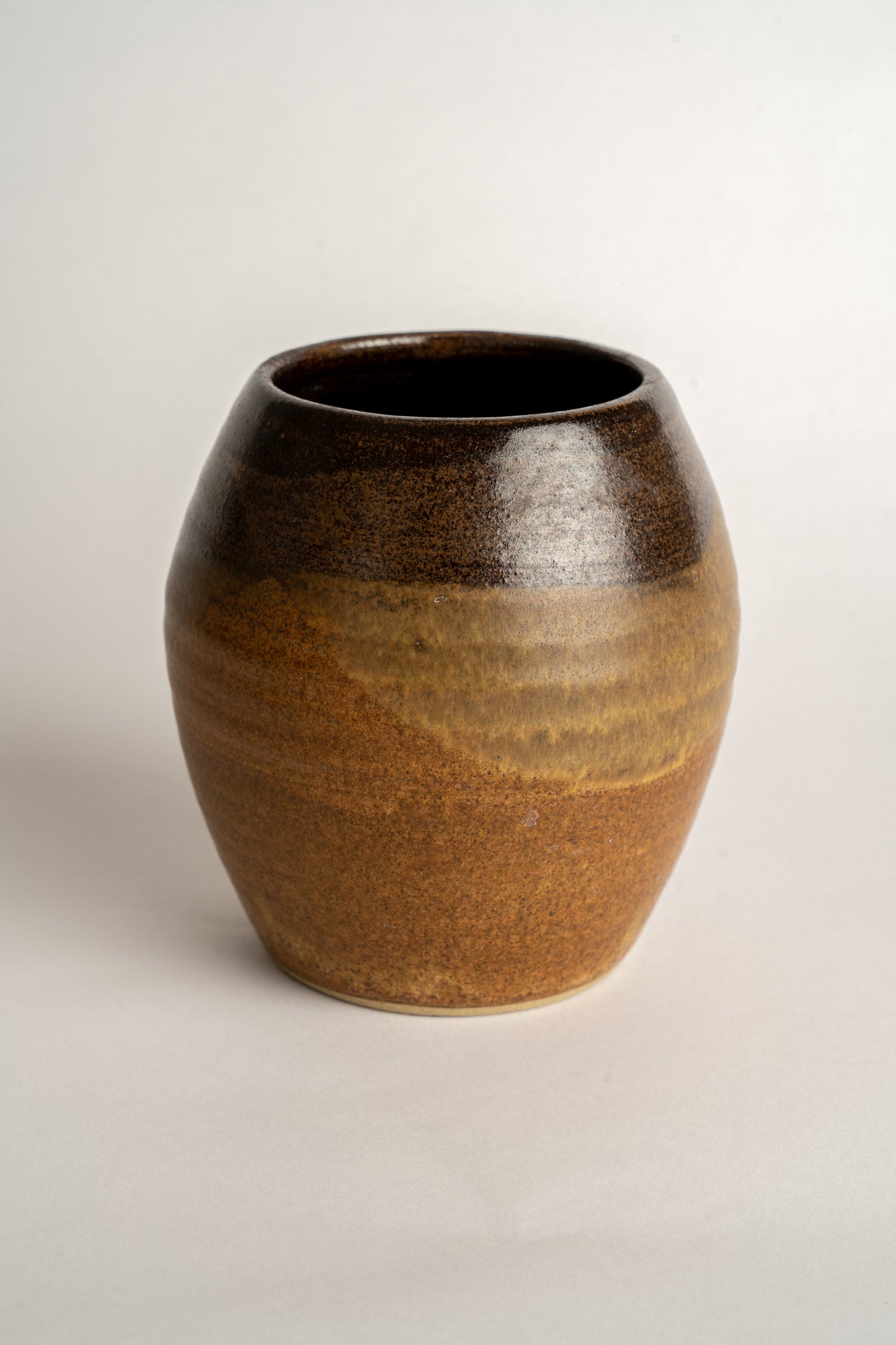 Curated Home & Grown Studio Pottery Vase With Maker Mark