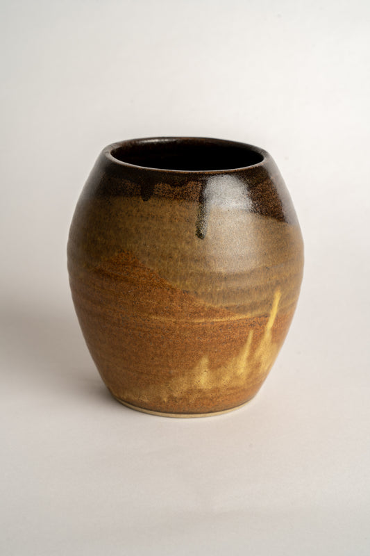 Studio Pottery Vase With Maker Mark