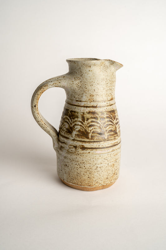 Curated Home & Grown Vintage Robin Welch Stoneware Jug
