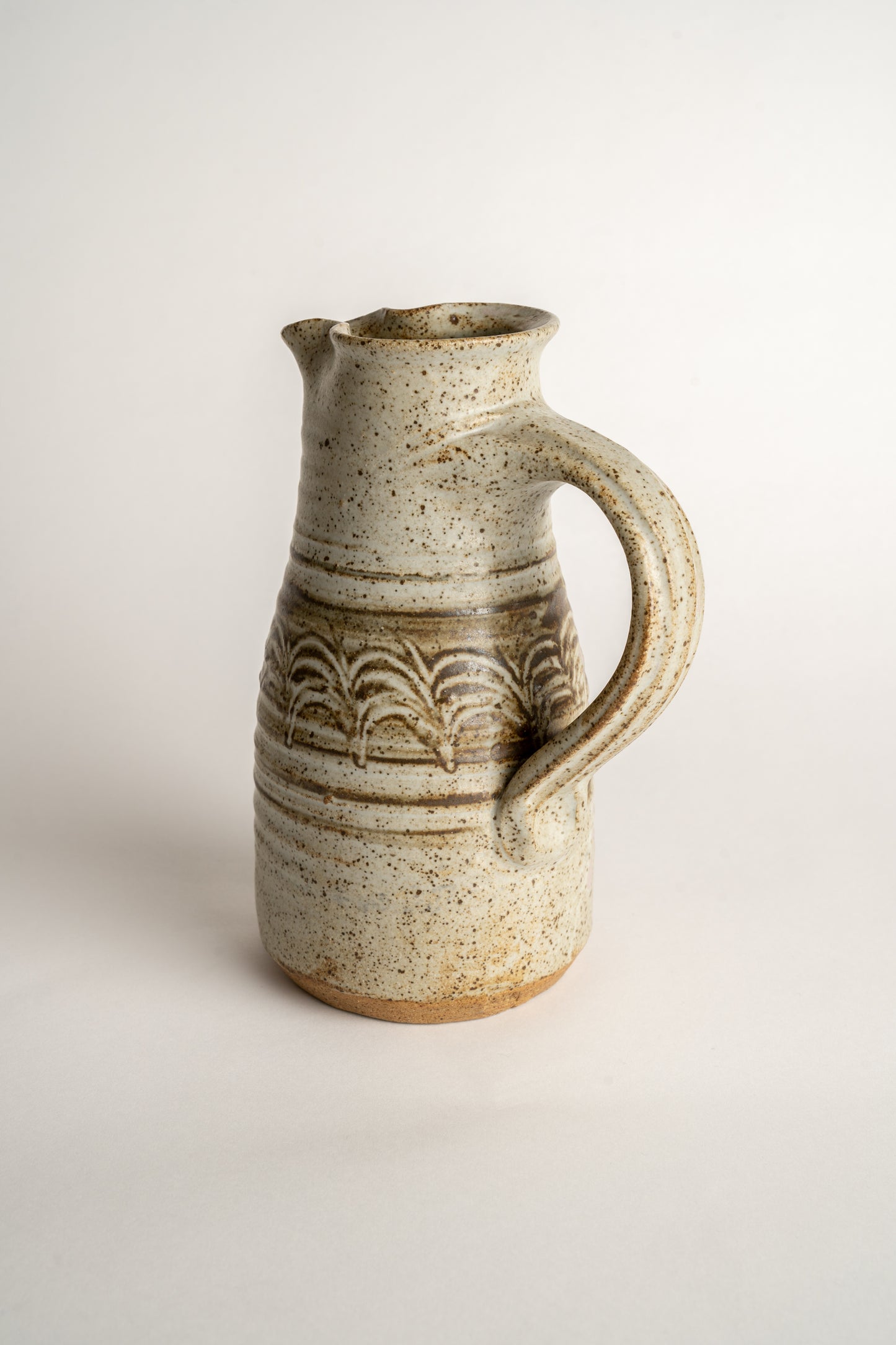 Curated Home & Grown Vintage Robin Welch Stoneware Jug