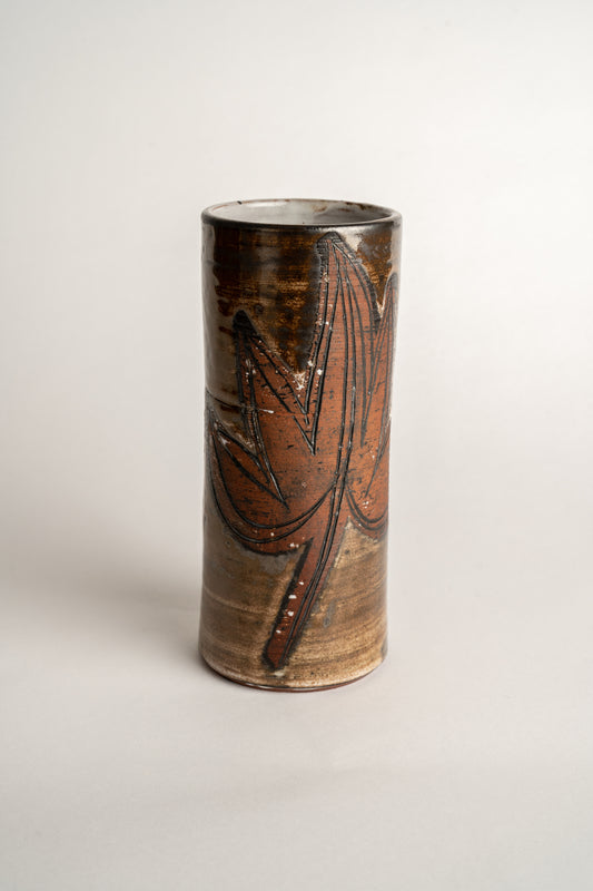 Birgin Studio Pottery Cylinder Vase