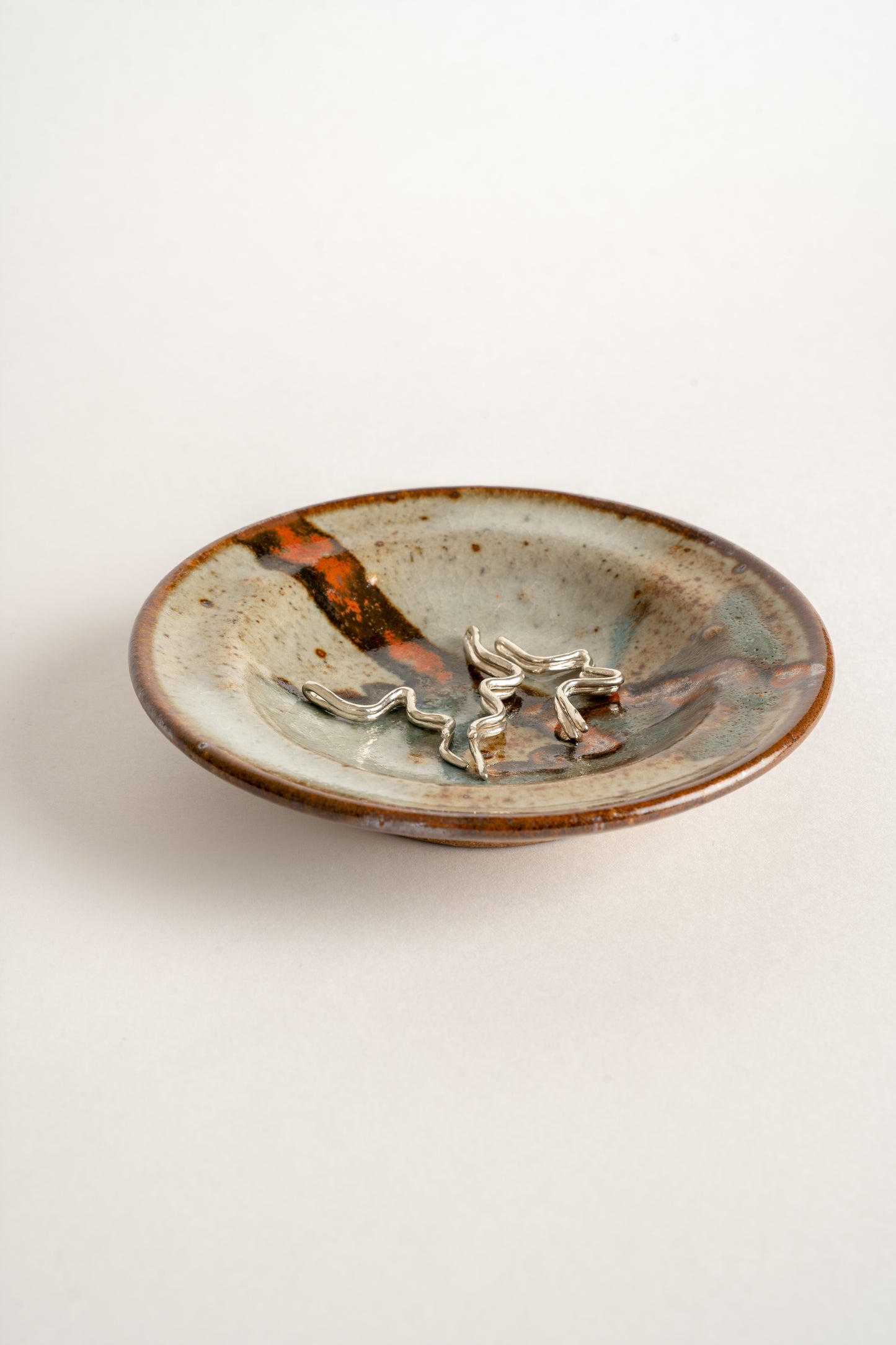 Curated Home & Grown Pottery Drip Glazed Dish