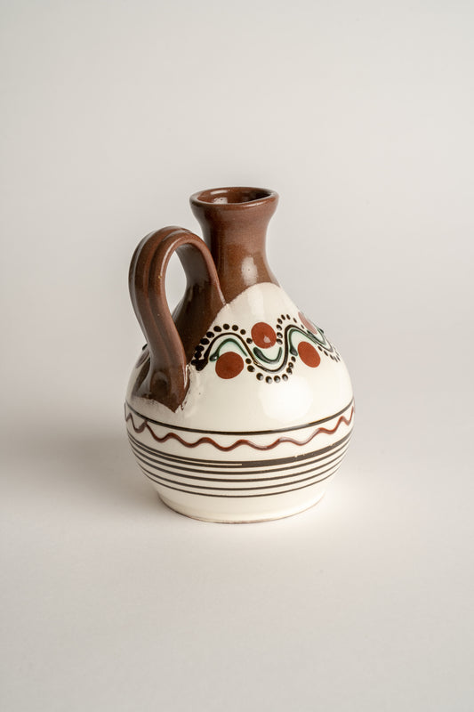 Casa De Folklore Hand Painted Bottle Vase