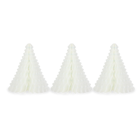 Paper Dreams Cone Tree Pack of 3: 10cm