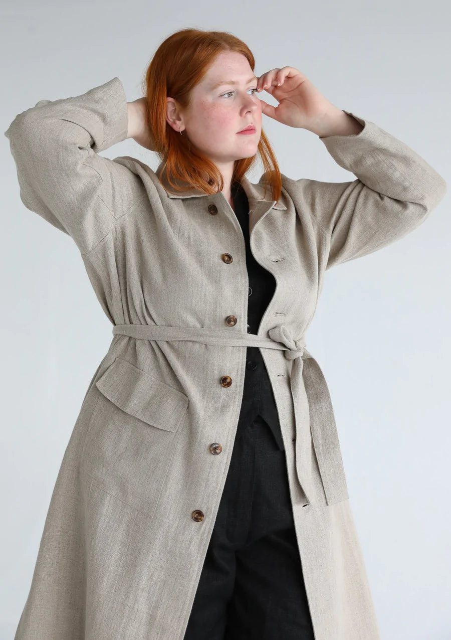 Xi Atelier Linen Yves Coat